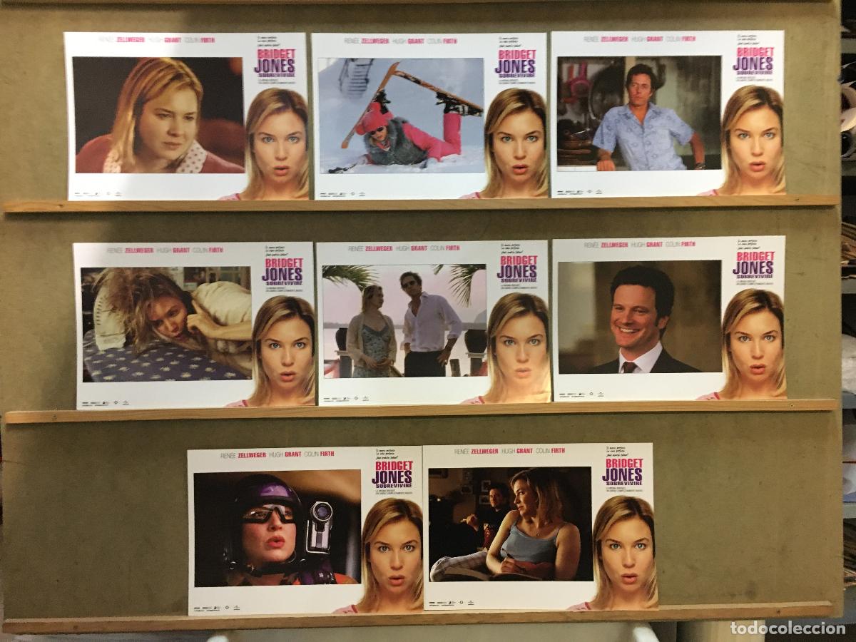 Cine: ACE59 BRIDGET JONES SOBREVIVIRE RENEE ZELLWEGER SET COMPLETO 8 FOTOCROMOS ESTRENO