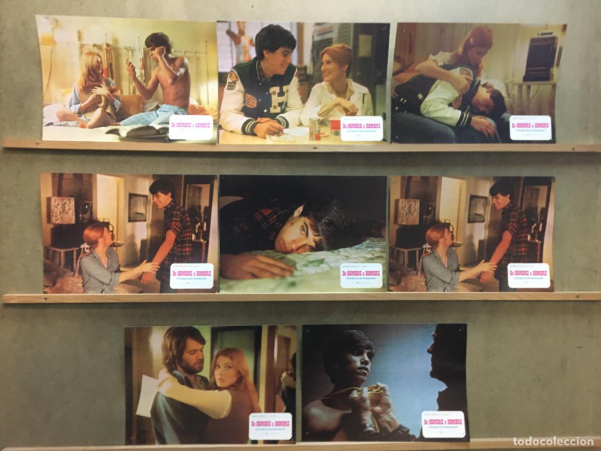 Cine: ACE66 DE HOMBRE A HOMBRE BALONCESTO ROBBY BENSON ANNETTE O'TOOLE SET 8 FOTOCROMOS ORIGINAL ESTRENO