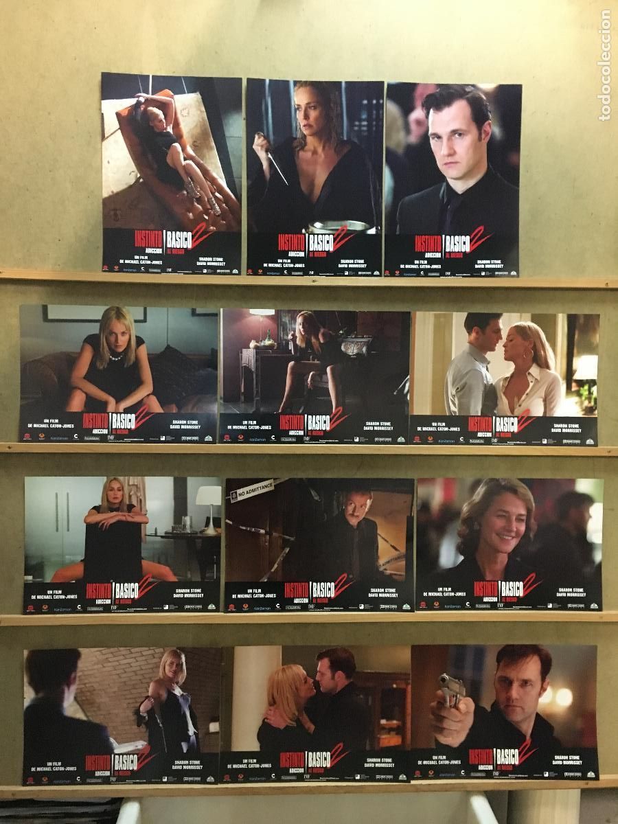 Cine: ACE68 INSTINTO BASICO 2 SHARON STONE SET COMPLETO 12 FOTOCROMOS ORIGINAL ESTRENO