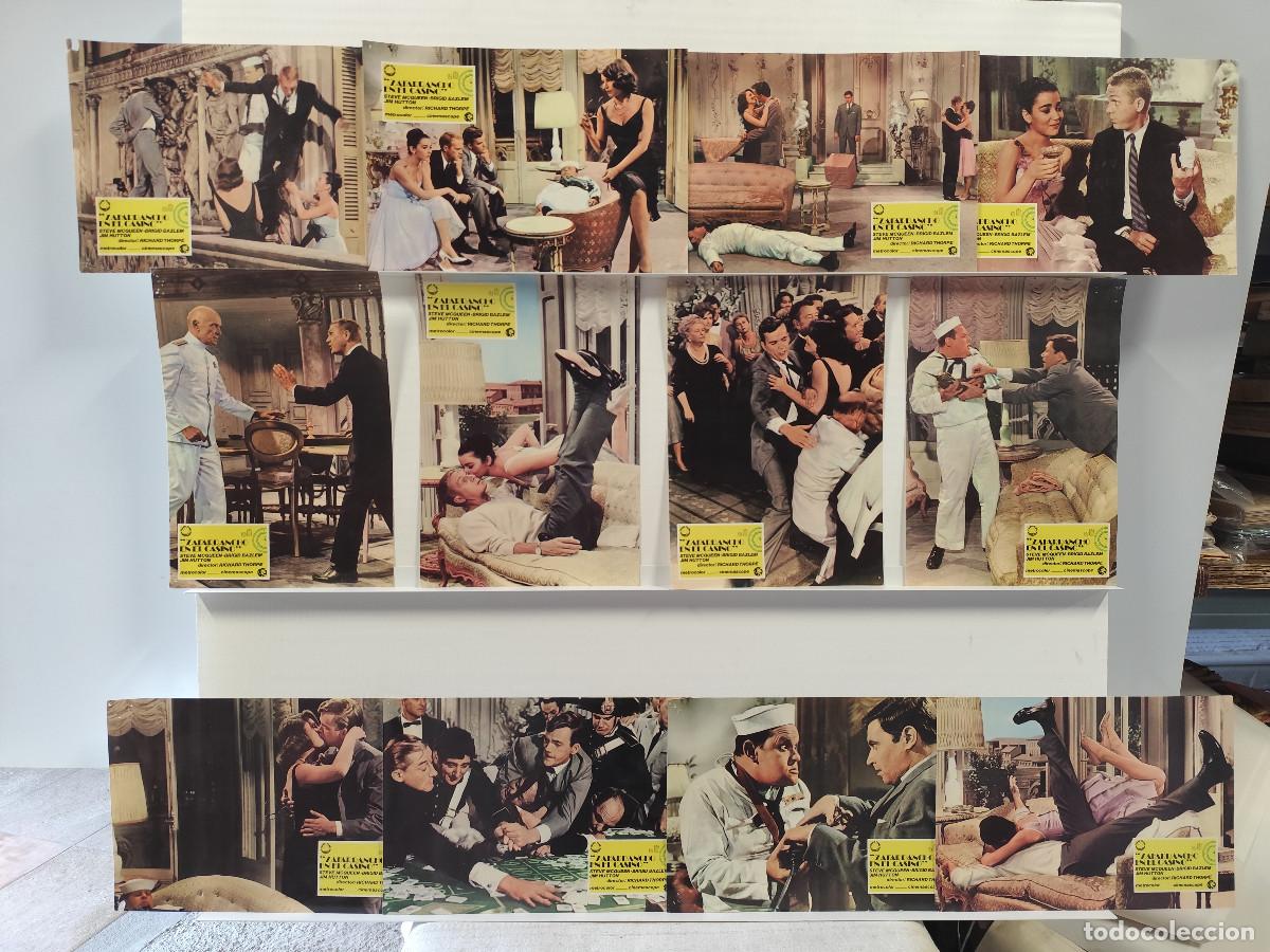 Cinema: ZAFARRANCHO EN EL CASINO STEVE MCQUEEN. 12 FOTOCROMOS