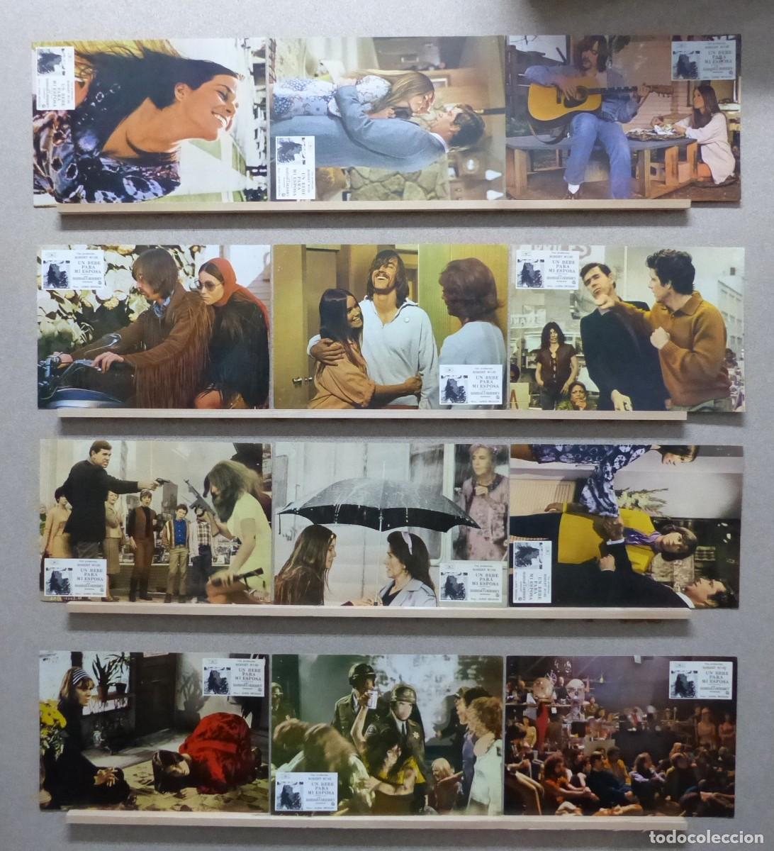Cinema: UN BEBE PARA MI ESPOSA, BARBARA HERSEY, ROBERT WISE - SET COMPLETO 12 FOTOCROMOS