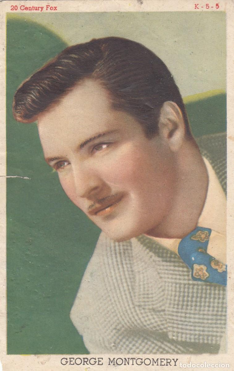 Kino: 186 Fotocromos de Actores y Actrices - GEORGE MONTGOMERY (20 Century Fox)
