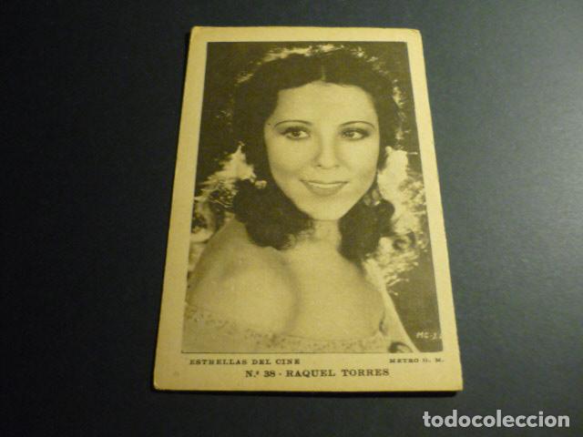 Cin&eacute;ma: RAQUEL TORRES ACTRIZ POSTAL COLECCION ESTRELLAS DEL CINE