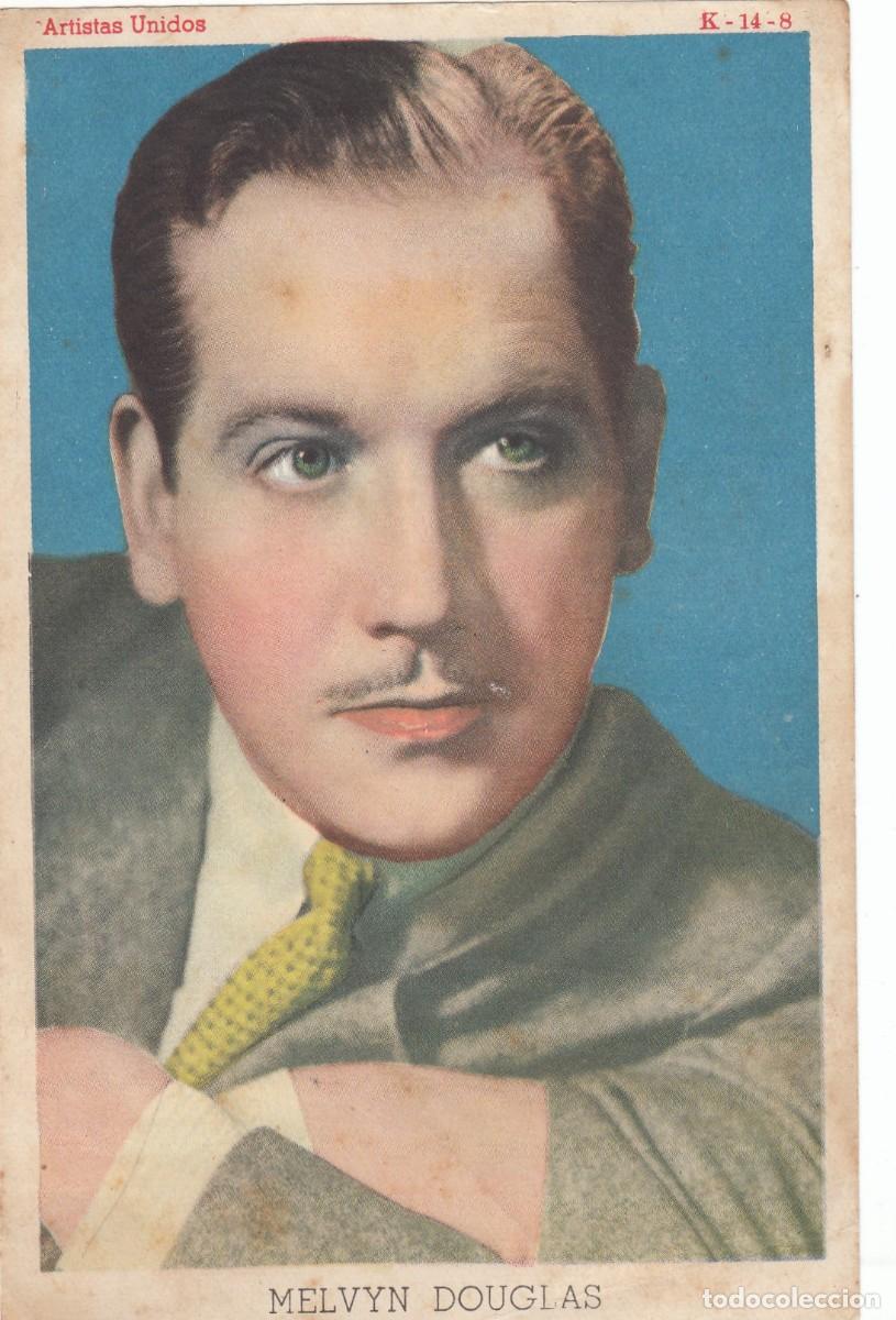 Cine: 223 Fotocromos de Actores y Actrices - MELVYN DOUGLAS (Artistas Unidos)