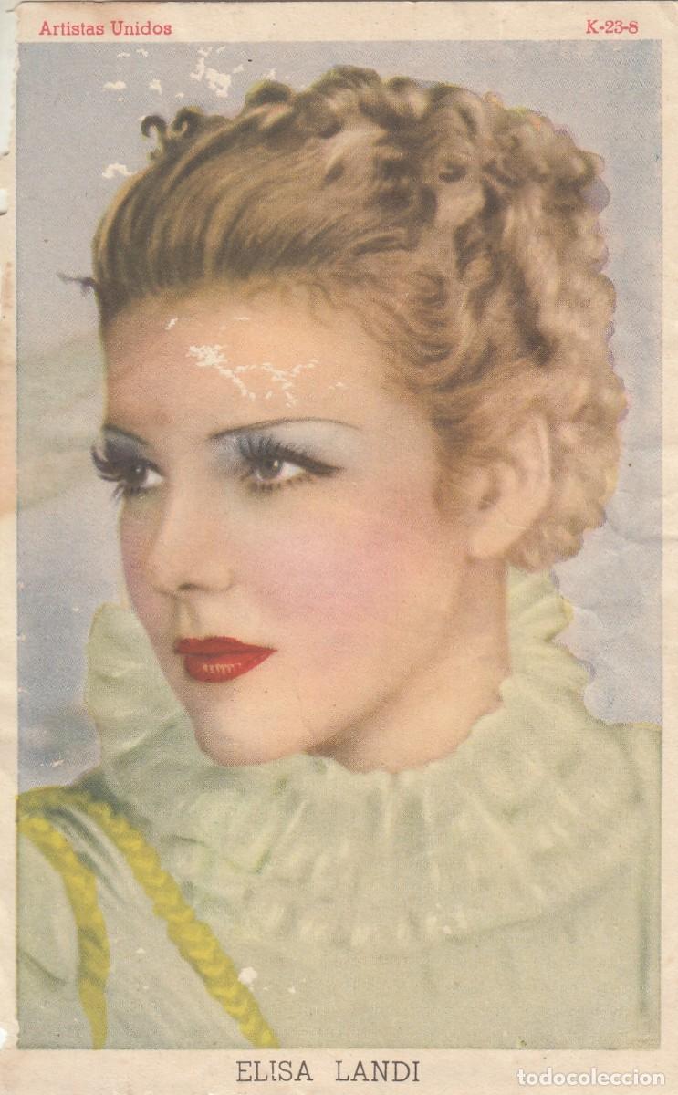 Cine: 224 Fotocromos de Actores y Actrices - ELISA LANDI (Artistas Unidos)