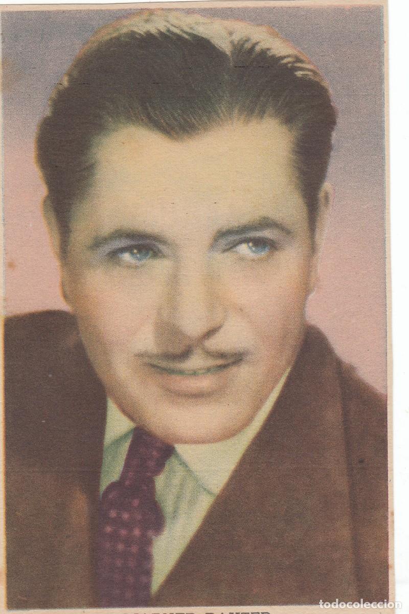 Kino: 227 Fotocromos de Actores y Actrices - WARNER BAXTER. con Publicidad