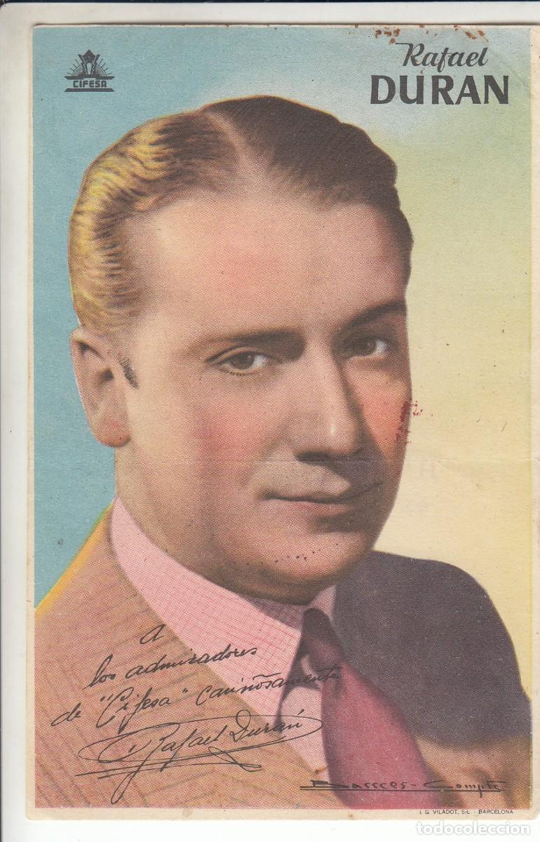 Kino: 259 Fotos de Actores y Actrices - RAFAEL DURAN (CIFESA) con Publicidad