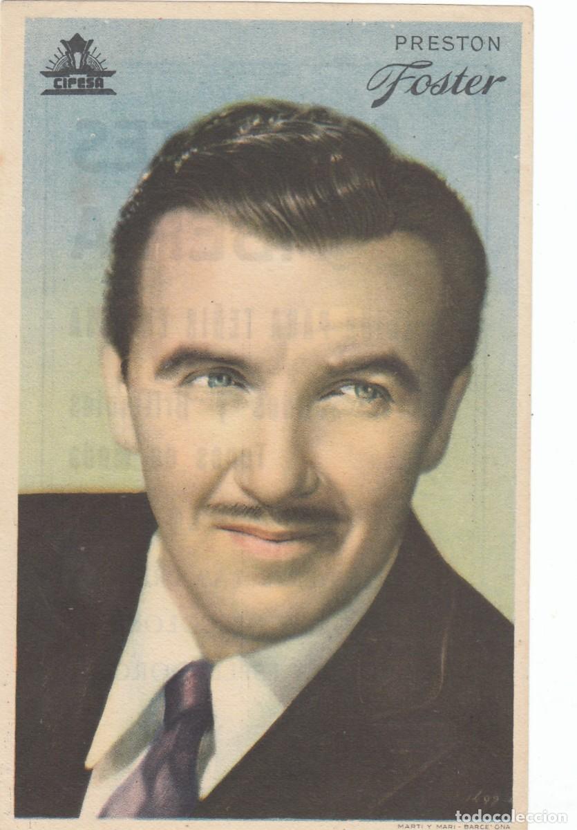 Kino: 266 Fotos de Actores y Actrices - PRESTON FOSTER (CIFESA) con Publicidad