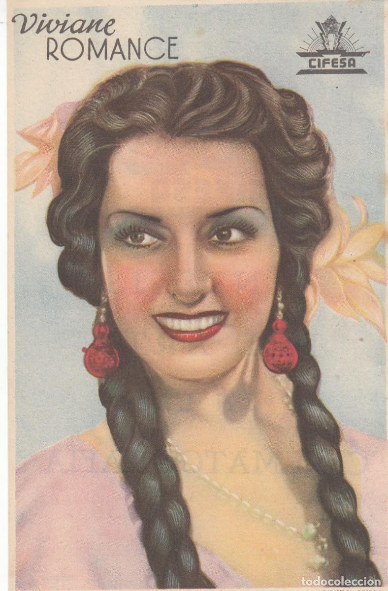 Kino: 334 Fotos de Actores y Actrices - VIVIANE ROMANCE (CIFESA) con Publicidad