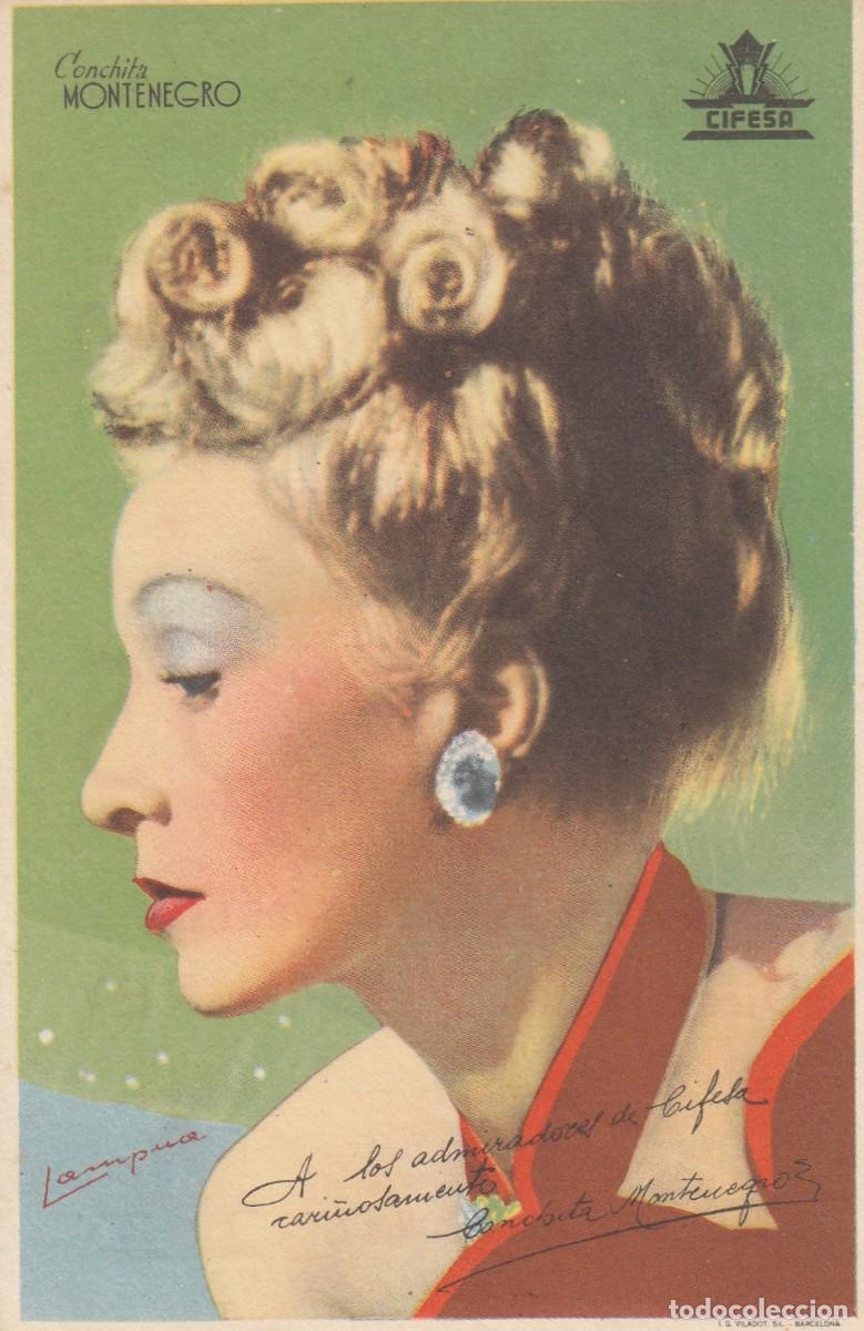 Kino: 347 Fotos de Actores y Actrices - CONCHITA MONTENEGRO (CIFESA) con Publicidad