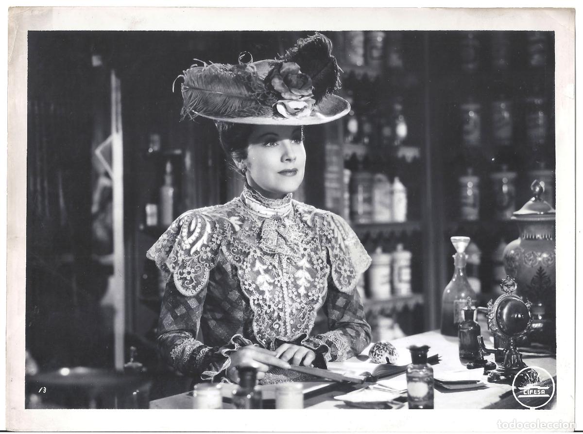 Cinema: FJC 0470 MARY DELGADO EL FANTASMA Y DO&Ntilde;A JUANITA FOTO B/N ORIGINAL ESPA&Ntilde;OLA