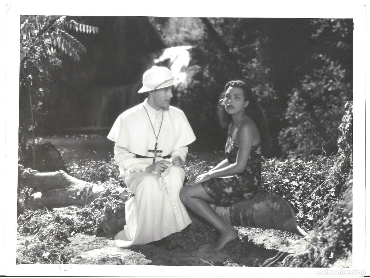 Kino: FJC 0502 JULIO PE&Ntilde;A MISION BLANCA FOTO B/N ORIGINAL ESPA&Ntilde;OLA FOTOGRAFO BALLESTEROS