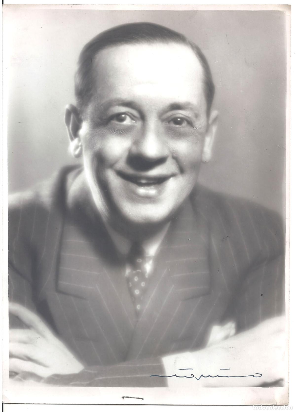 Cinema: FJC 0508 VALERIANO LEON FOTO B/N ORIGINAL ESPA&Ntilde;OLA