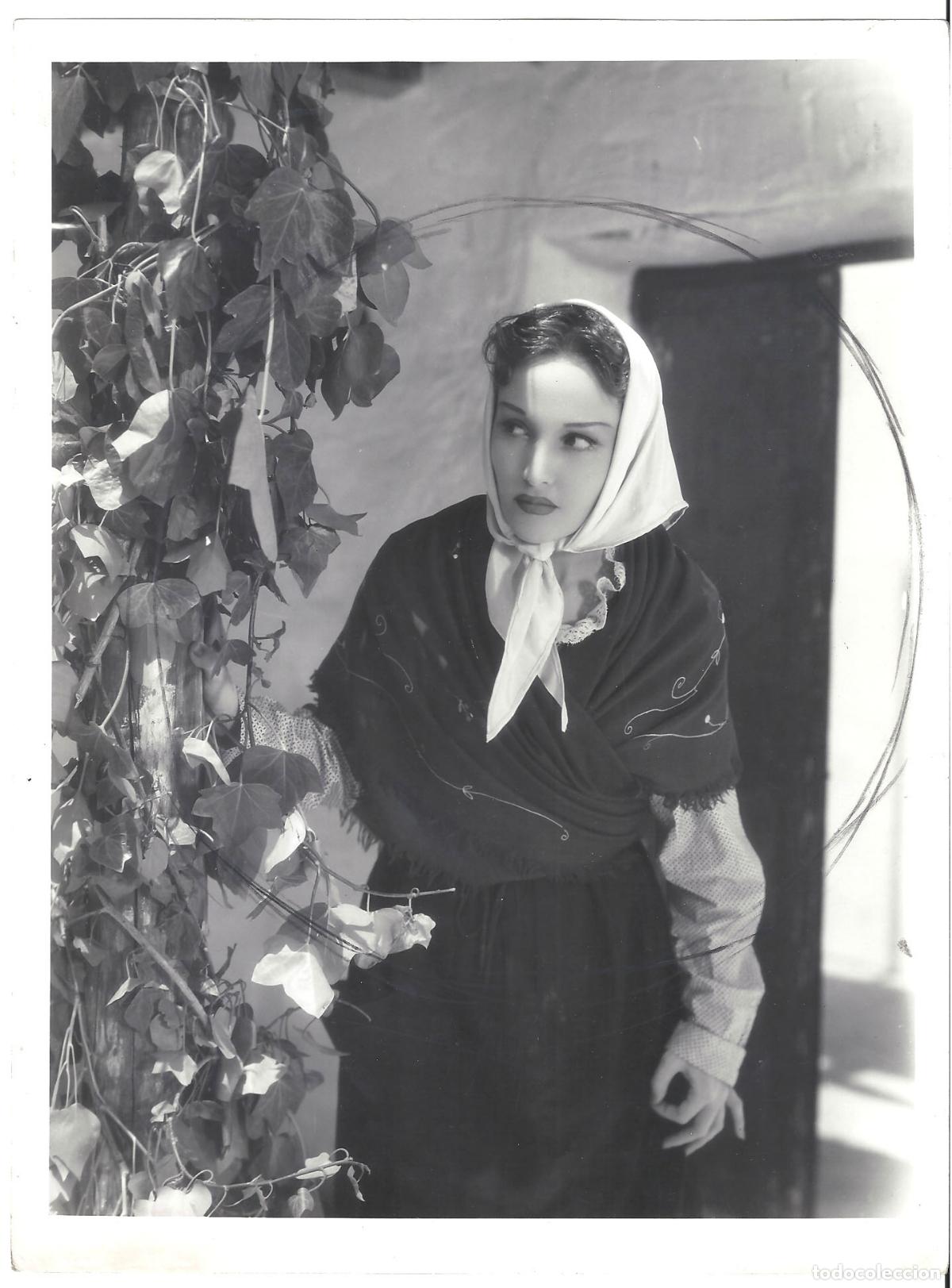 Kino: FJC 0544 ANTO&Ntilde;ITA COLOME FOTO B/N ORIGINAL ESPA&Ntilde;OLA