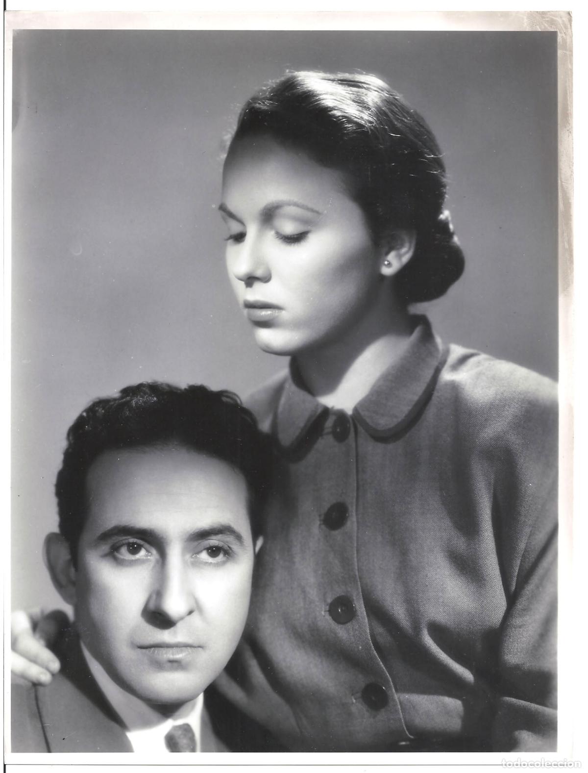 Kino: FJC 0590 SUSANA CANALES LUIS PRENDES CIELO NEGRO FOTO ORIGINAL B/N ESPA&Ntilde;OLA FOTOGRAFO GOMEZ GRAU