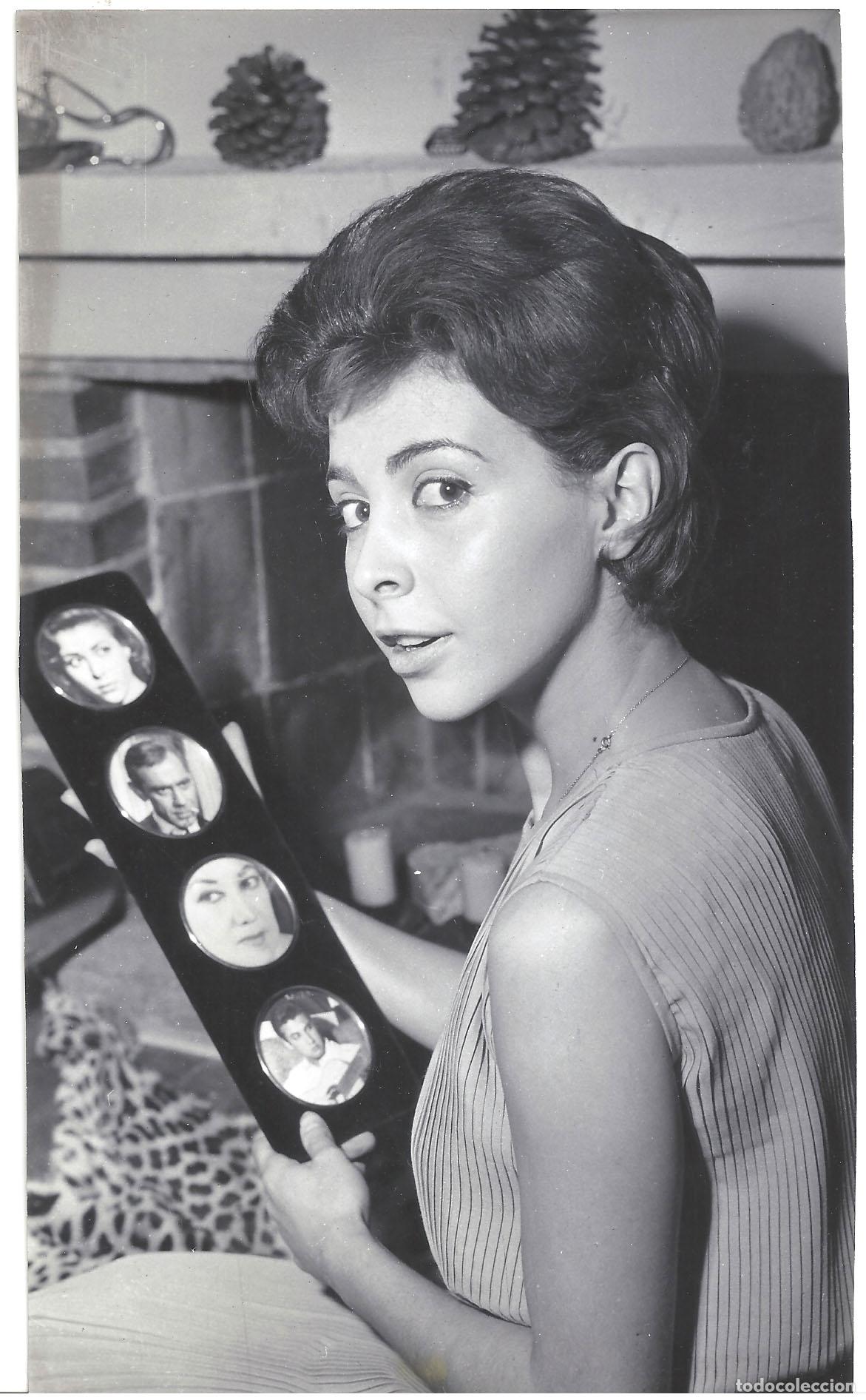 Cine: FJC 0643 MARIA LUISA MERLO FOTO ORIGINAL B/N ESPA&Ntilde;OLA FOTOGRAFO WAGNER