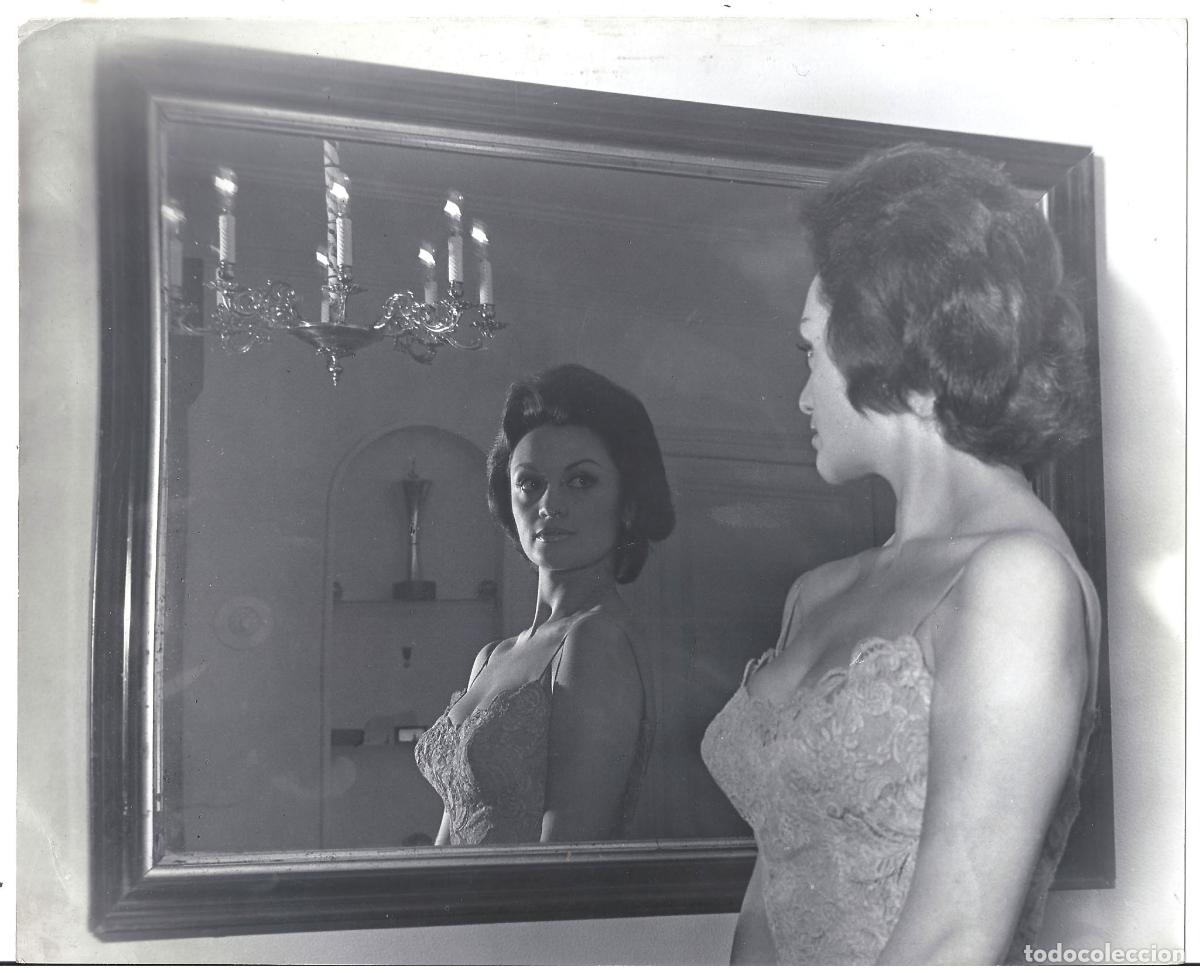 Cine: FJC 0645 PERLA CRISTAL FOTO ORIGINAL B/N ESPA&Ntilde;OLA FOTOGRAFO WAGNER