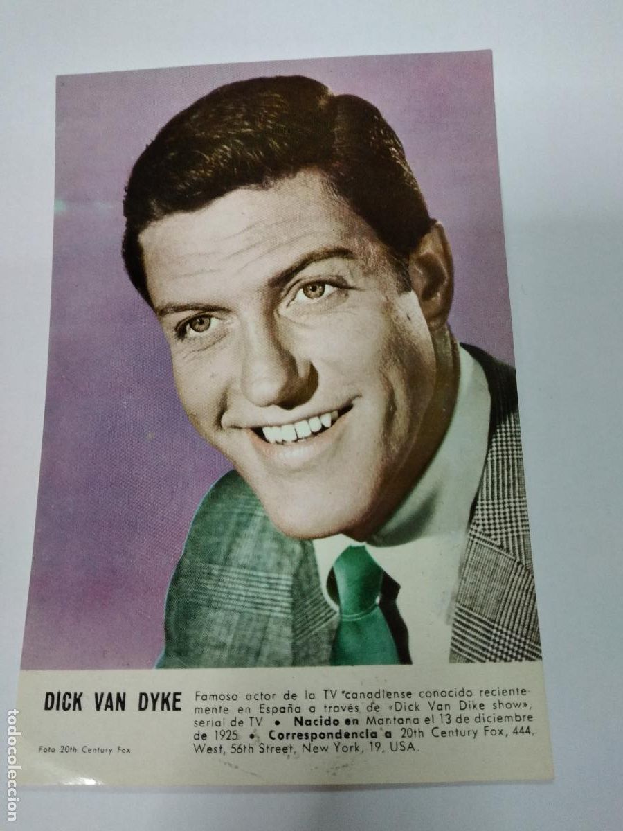 Cinema: DICK VAN DYKE- FICHA FOTO POSTAL - 20 CENTURY FOX