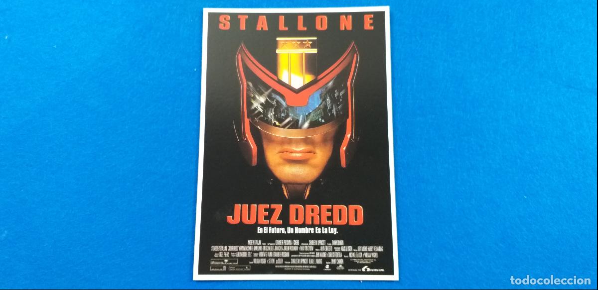 Cine: Postal: JUEZ DREDO. En el futuro, Un Hombre es la Ley, SILVESTER STALLONE