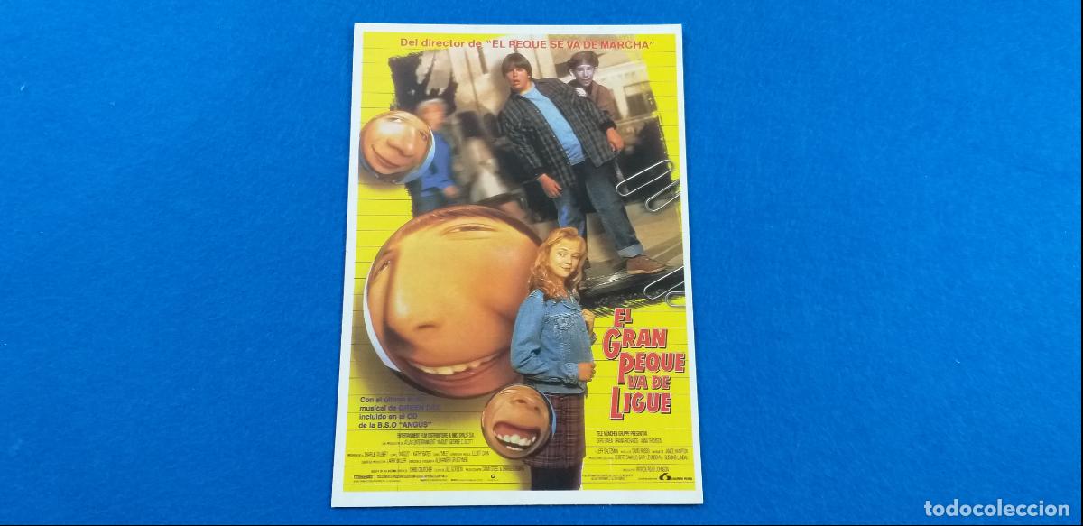 Cine: Postal de cine: EL GRAN PEQUE VA DE LIGUE. Con: PATRICK READ JOHNSON, CHRIS OWEN, ARIANA RICHARDS