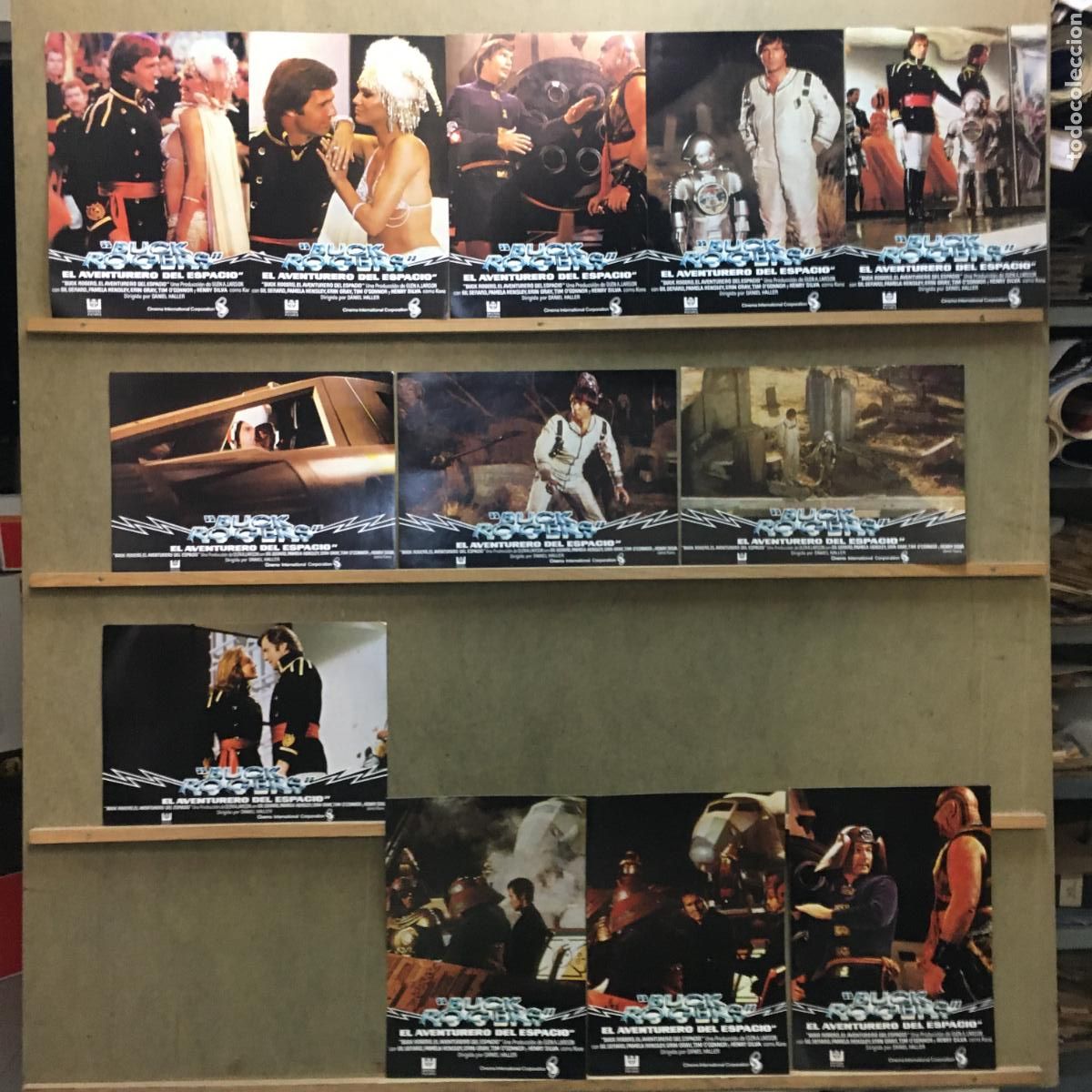 Cine: SX93 BUCK ROGERS EL AVENTURERO DEL ESPACIO SERIE TV SET SCIFI COMPLETO 12 FOTOCROMOS ORIG ESTRENO