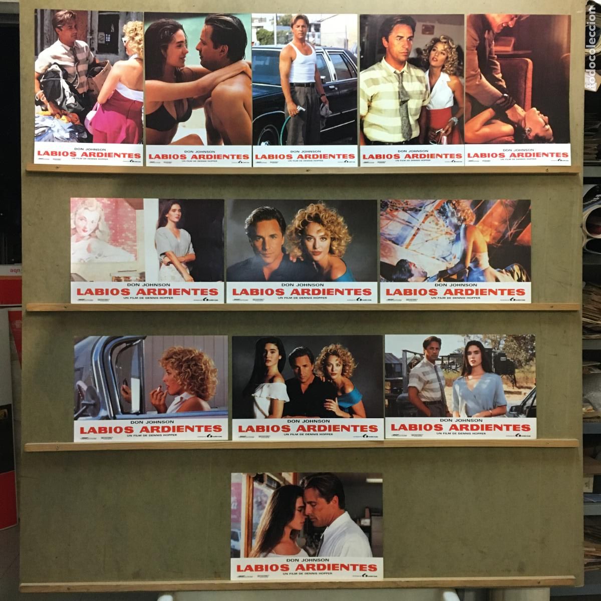 Cine: SX97D LABIOS ARDIENTES JENNIFER CONNELLY VIRGINIA MADSEN SET 12 FOTOCROMOS ORIGINAL ESTRENO
