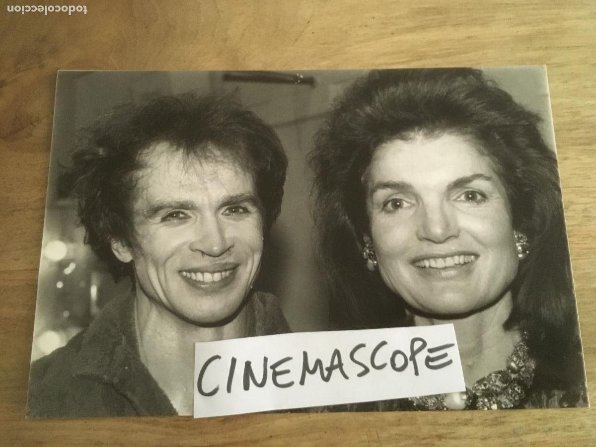Cine: jackie kennedy rudolf nureyev - foto original antigua