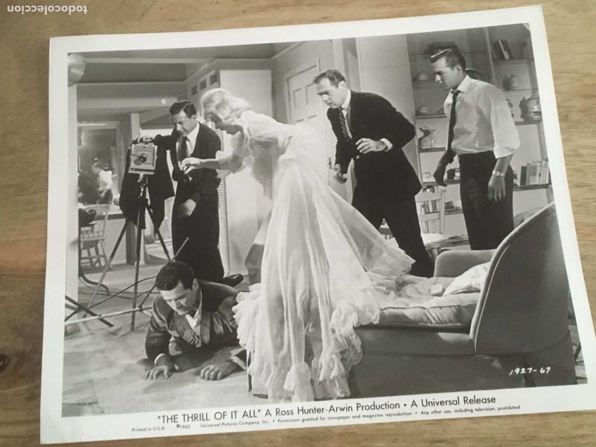 Cine: the thrill of it all su peque&ntilde;a aventura doris day james garner foto original antigua