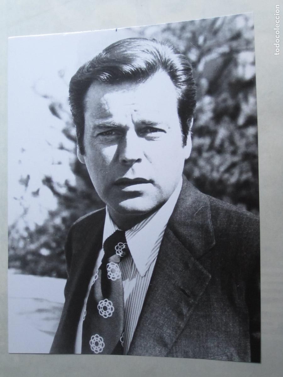 Cine: robert wagner - foto original b/n - cinema actor - tie