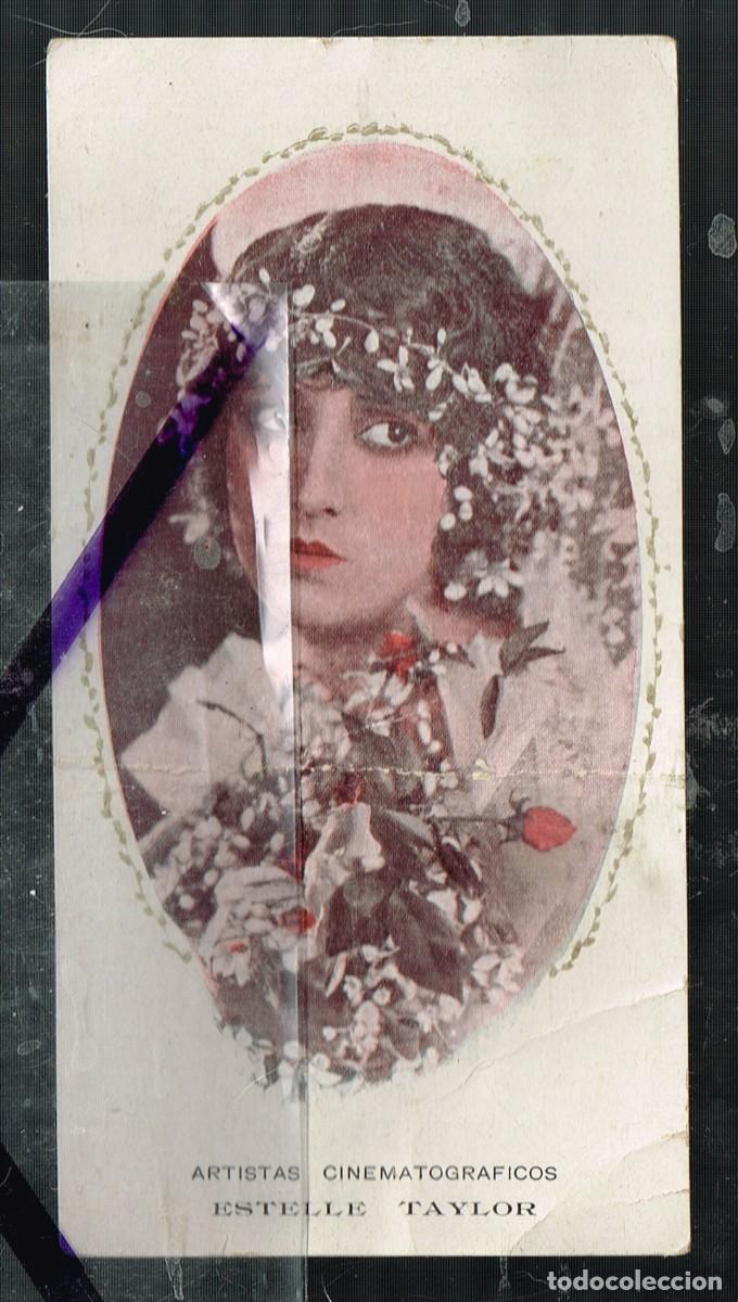 Cinema: FOTOCROMO CHOCOLATES AMATLLER ARTISTAS CINEMATOGRAFICOS SERIE 1 N&ordm;13 ''ESTELLE TAYLOR''