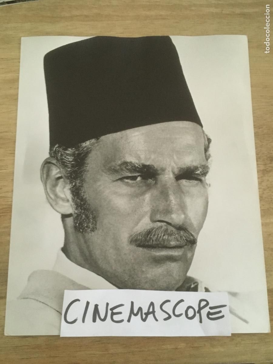 Cine: charlton heston foto original antigua