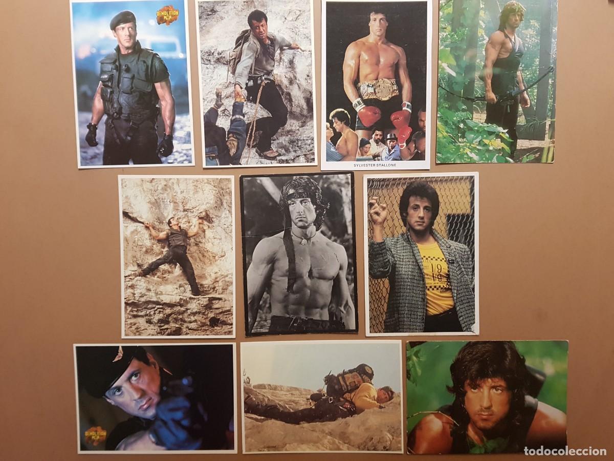 Cine: LOTE: 10 POSTALES DE STALLONE - FOTOS N&ordm; 2