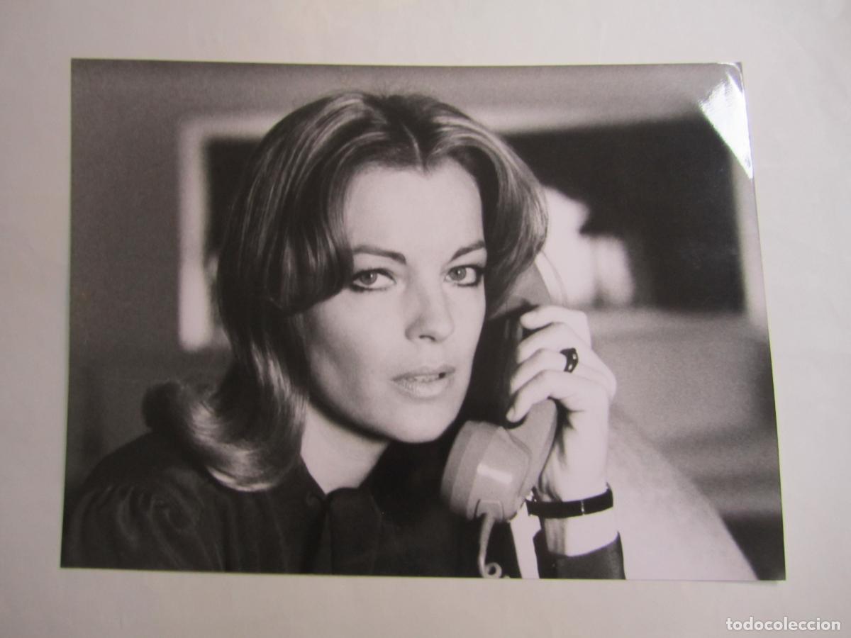 Cine: romy schneider - foto b/n original - cinema actress - les innocents aux mains sales - chabrol
