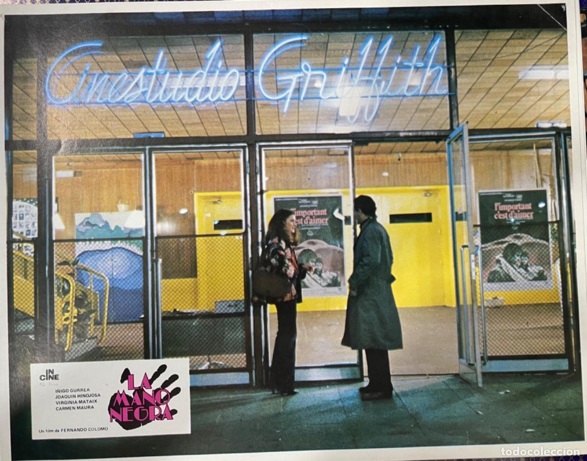 Kino: La mano negra (Fotocromo original del estreno de la pel&iacute;cula)