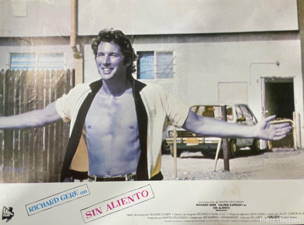 Cinema: Sin aliento (Fotocromo original del estreno de la pel&iacute;cula)