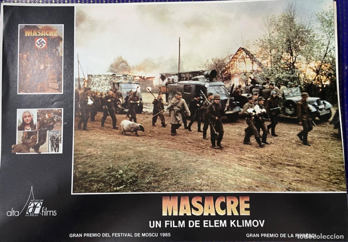 Cinema: Masacre (Fotocromo original del estreno de la pel&iacute;cula)