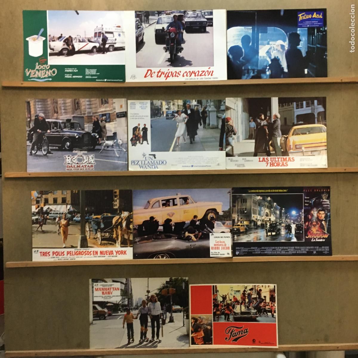 Kino: UL47D TEMA TAXI DIFERENTES PELIS 11 FOTOCROMOS ORIGINALES ESPA&Ntilde;OLES