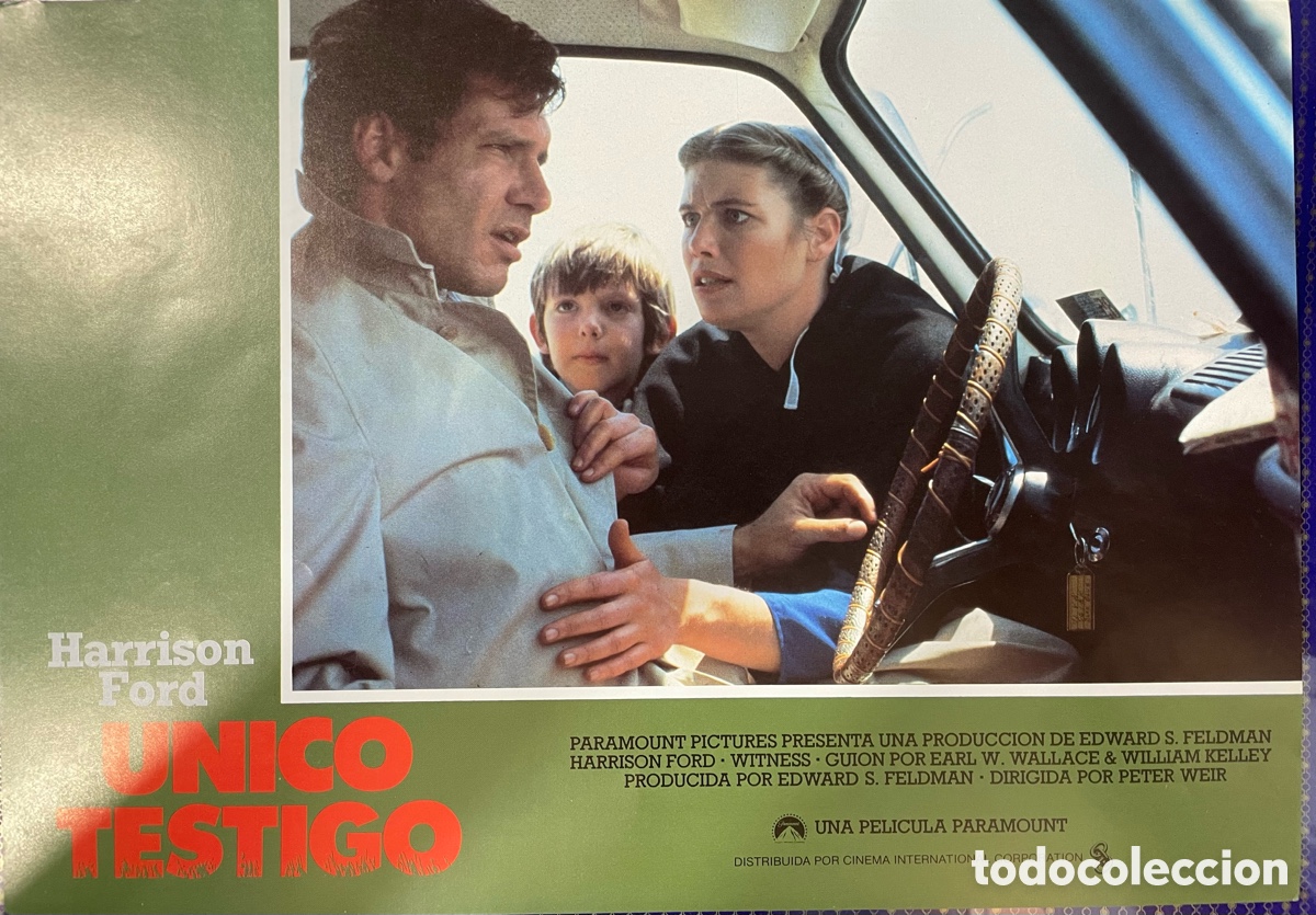 Cinema: &Uacute;nico testigo (Fotocromo original del estreno de la pel&iacute;cula)