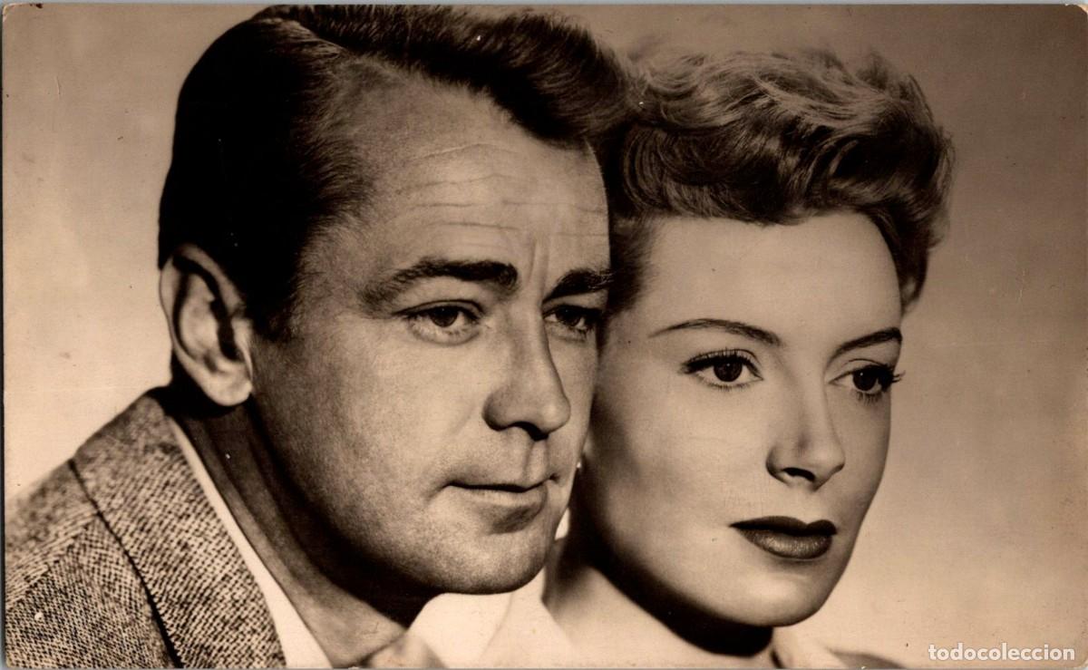 Cine: Aland Ladd y Deborah Kerr - Tempestad en Oriente - Foto Paramount - n&ordm; 2370 -Sin m&aacute;s datos- 137x85mm