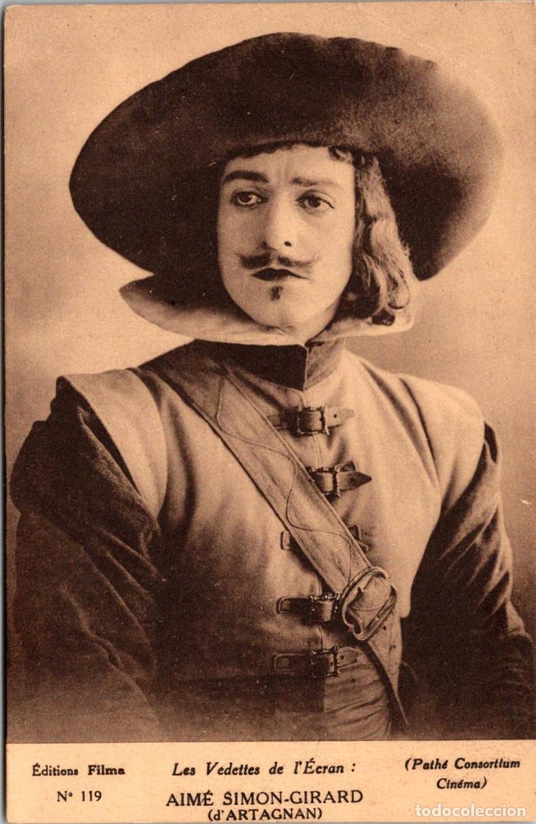 Cinema: Aim&eacute; Simon-Girard (d'Artagnan) - Les vedettes de l'&Eacute;cran - Ed. Filma n&ordm; 119 - 139x89mm