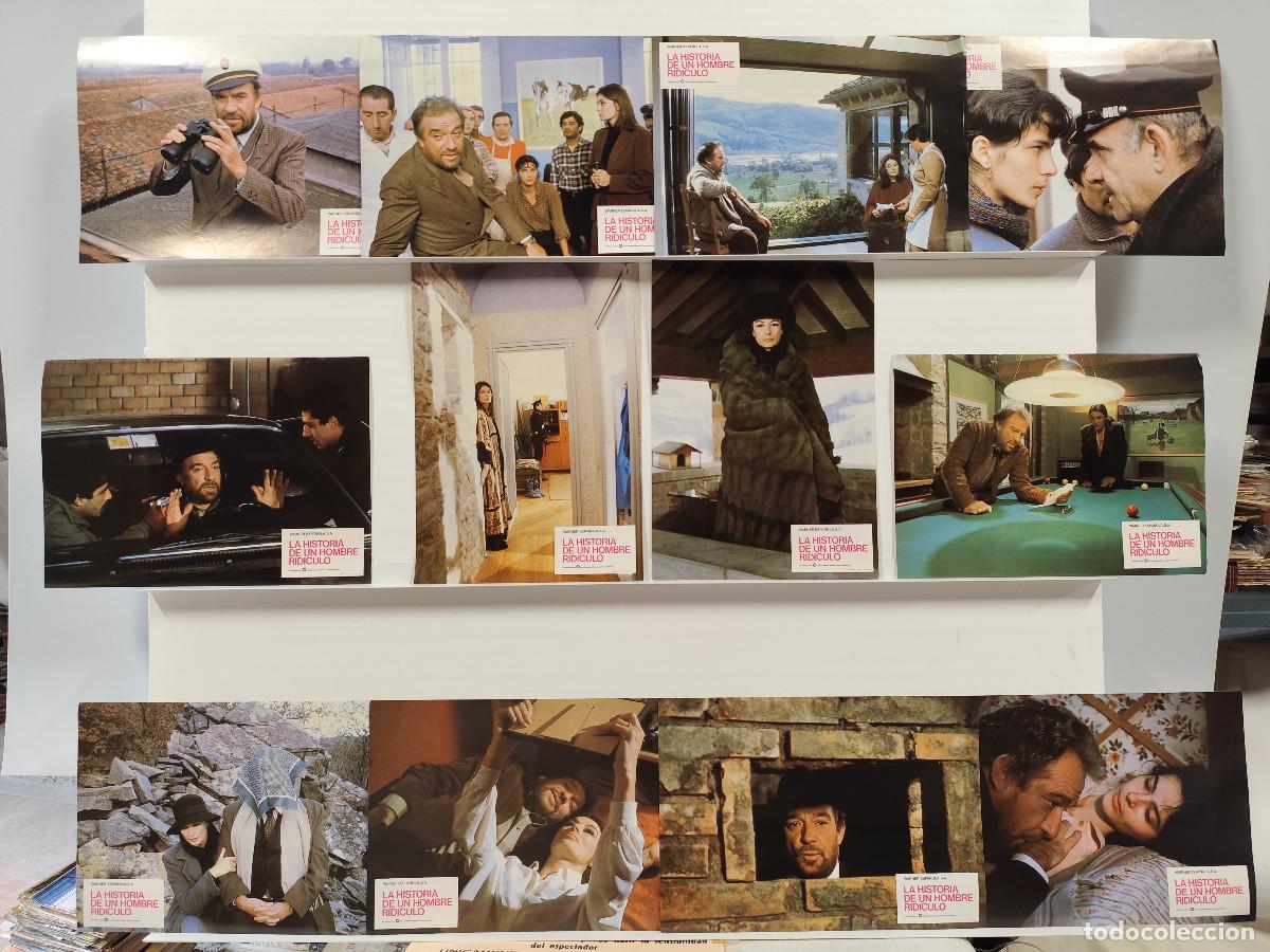 Kino: LA HISTORIA DE UN HOMBRE RIDICULO. Anouk Aim&eacute;e y Ugo Tognazzi, Bernardo Bertolucci. 12 FOTOCROMOS