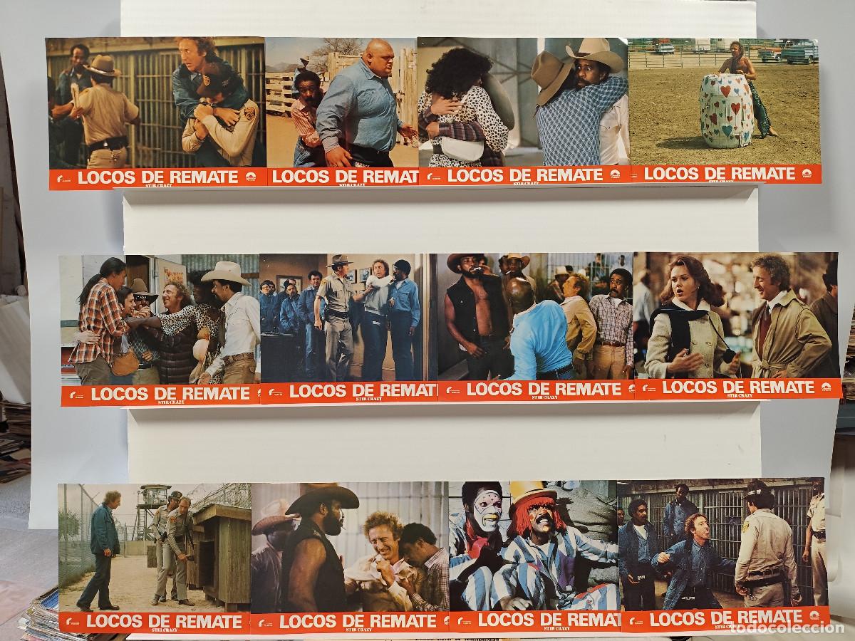 Cine: LOCOS DE REMATE. GENE WILDER, RICHARD PRYOR. 12 FOTOCROMOS