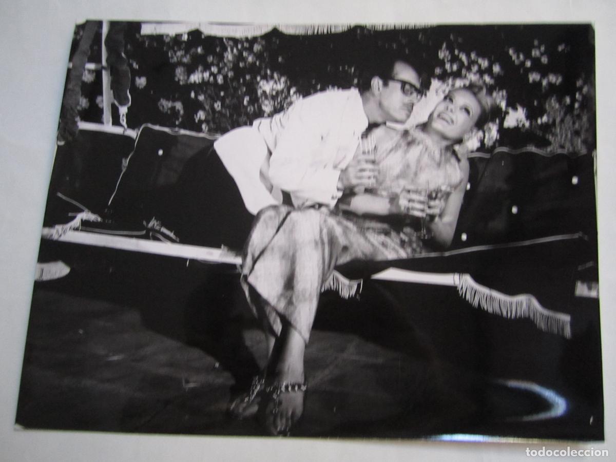 Kino: opercion cabaretera - foto b/n original - jose luis lopez vazquez marisol ayuso - cine espa&ntilde;ol