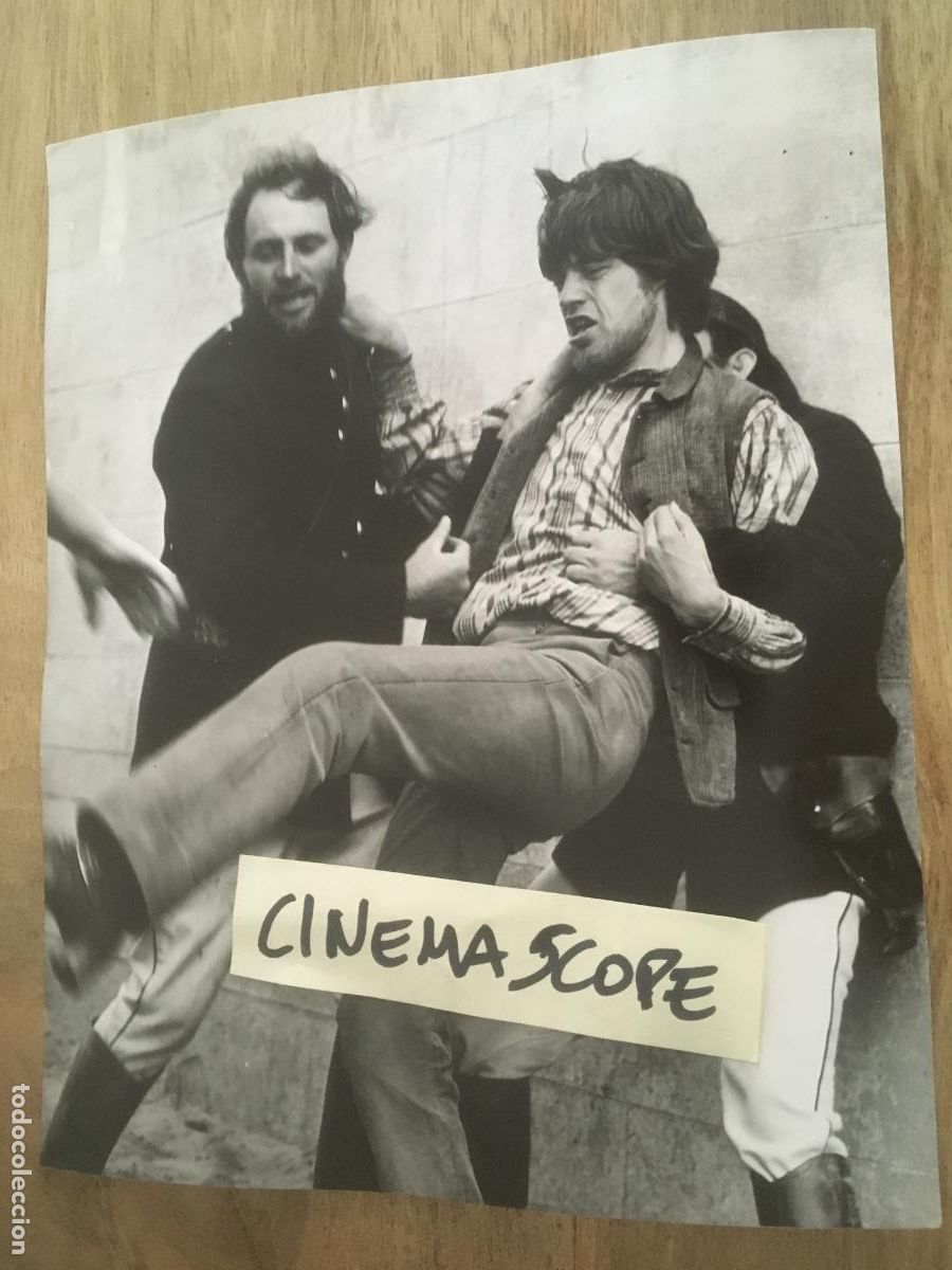 Cine: ned kelly mick jagger rolling stones foto original estreno