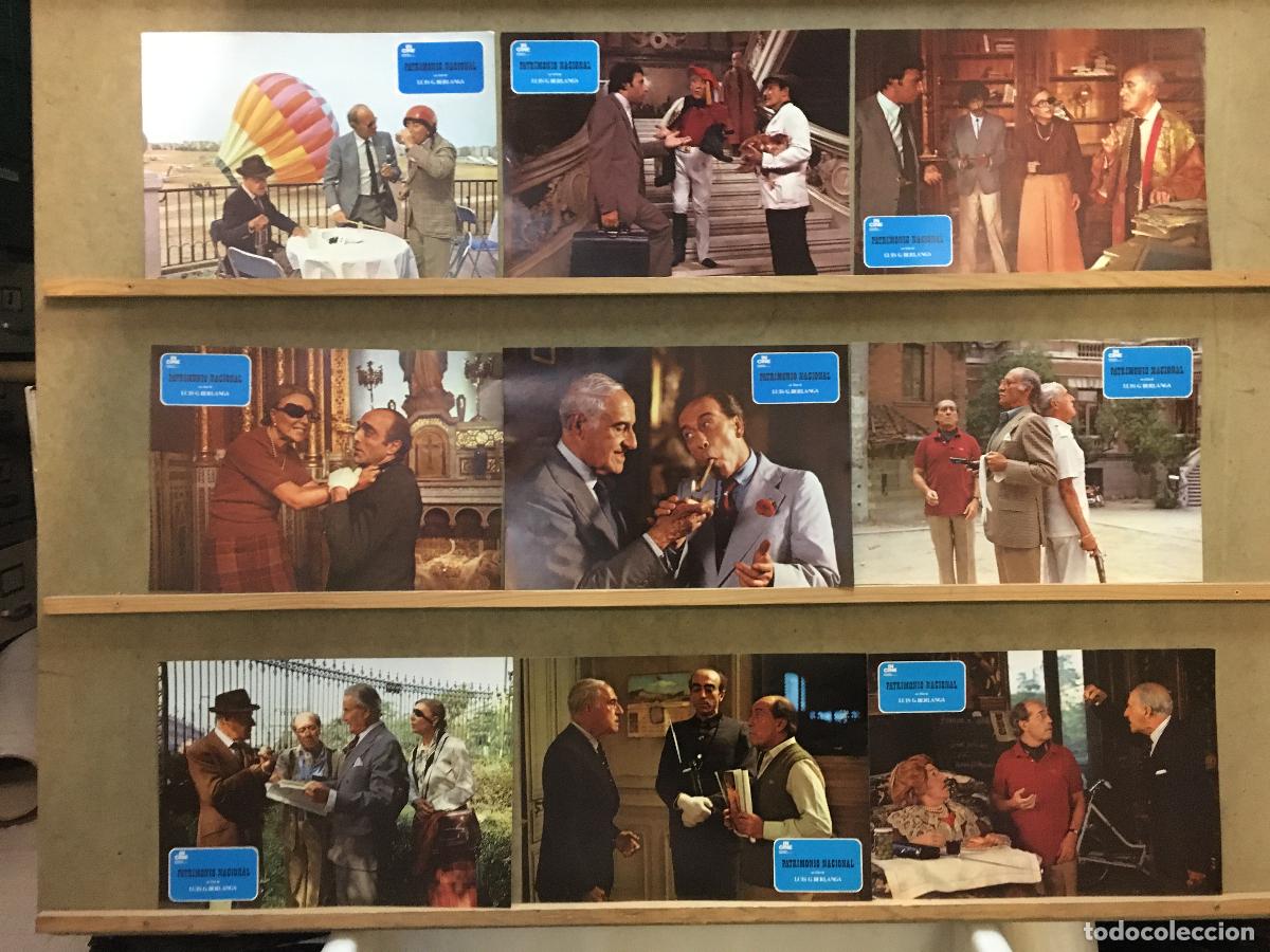 Cine: ACG72 PATRIMONIO NACIONAL LUIS GARCIA BERLANGA SET 9 FOTOCROMOS ORIGINAL ESTRENO