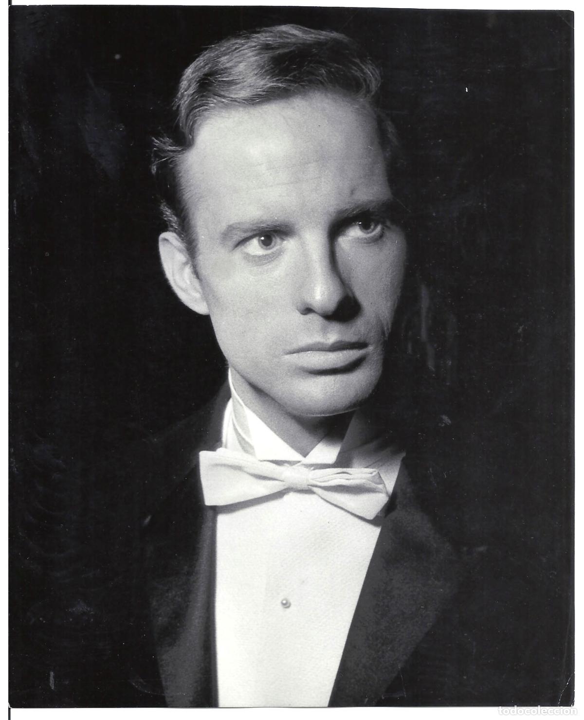 Cine: FJC 0679 MANUEL GIL FOTO ORIGINAL B/N ESPA&Ntilde;OLA FOTOGRAFO ALFREDO