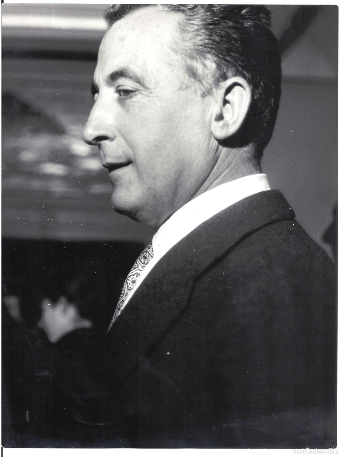 Cin&eacute;ma: FJC 0713 ANTONIO DEL AMO DIRECTOR FOTO ORIGINAL B/N ESPA&Ntilde;OLA FOTOGRAFO WAGNER