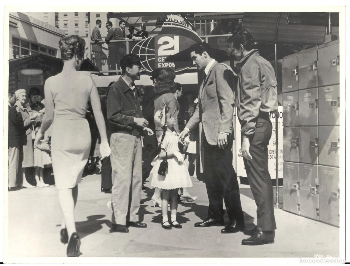 Cine: F35092 ELVIS PRESLEY PU&Ntilde;OS Y LAGRIMAS FOTO ORIGINAL B/N ESPA&Ntilde;OLA