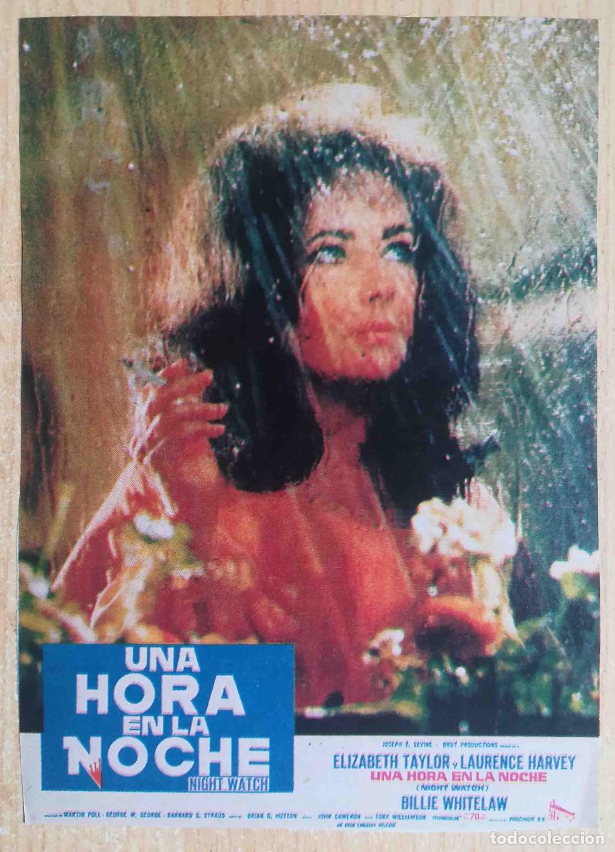 Cine: Una hora en la noche. Brian G. Hutton, 1973 (Elizabeth Taylor, Bill Dean) Programa de mano revista