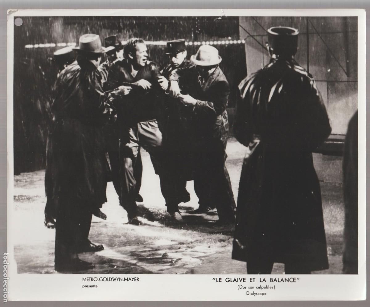 Cine: 1963 M.G.M. ''LE GLAIVE ET LA BALANCE'' DOS SON CULPABLES ANTHONY PERKINS DETENCI&Oacute;N POLICIAL - C29